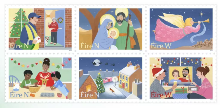 An Post Christmas Stamps See 2020-Themed Twist