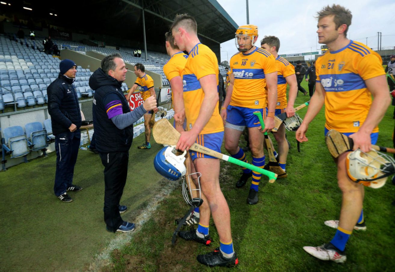 Clare Players Offer Condolences To Former Manager And Countyman Davy Fitzgearld. Photo: Lorraine O’sullivan/Inpho