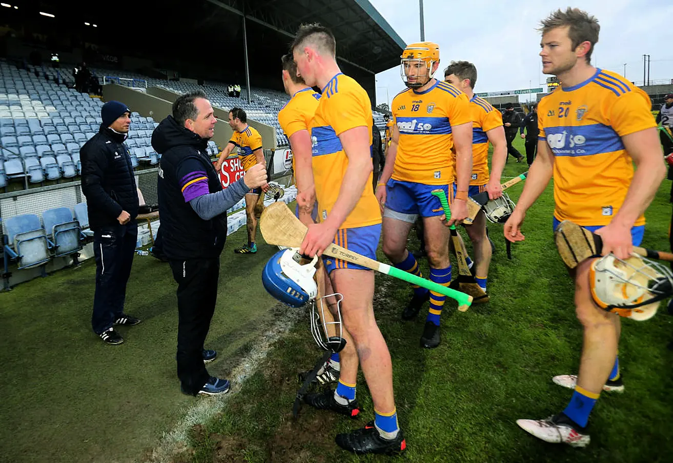 Clare Players Offer Condolences To Former Manager And Countyman Davy Fitzgearld. Photo: Lorraine O’sullivan/Inpho