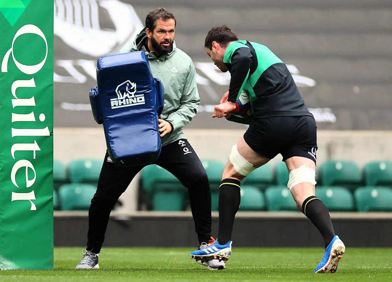 Ireland's Captain's Run Credit ©Inpho/Billy Stickland