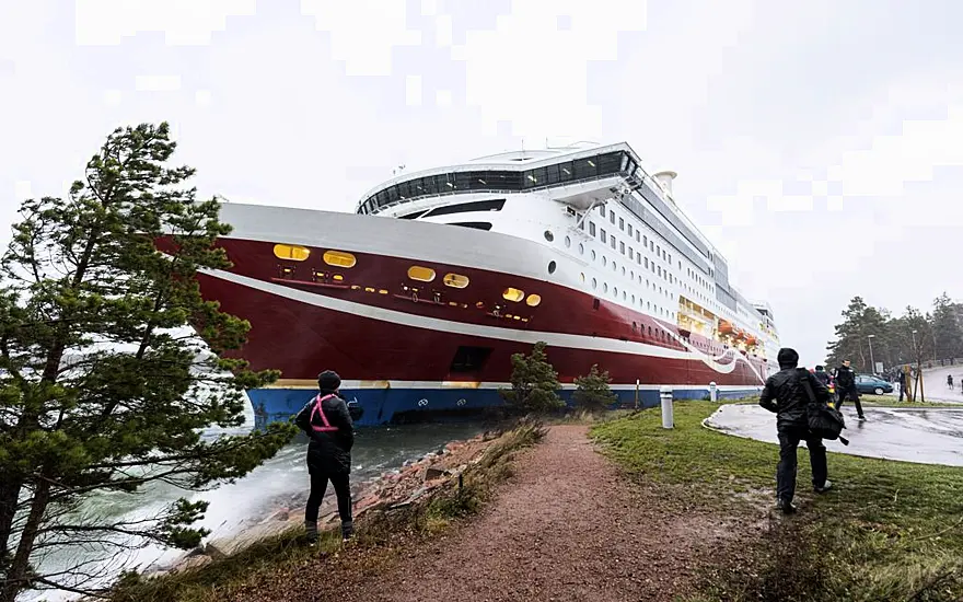 Ferry With Hundreds Of Passengers Onboard Runs Aground