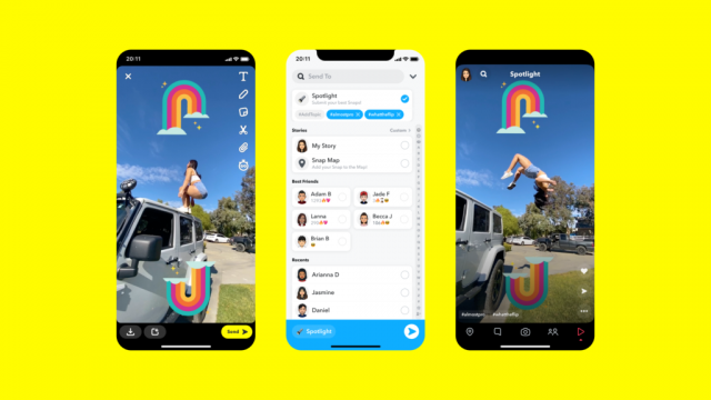 Snapchat Takes On Tiktok With New Spotlight Feature