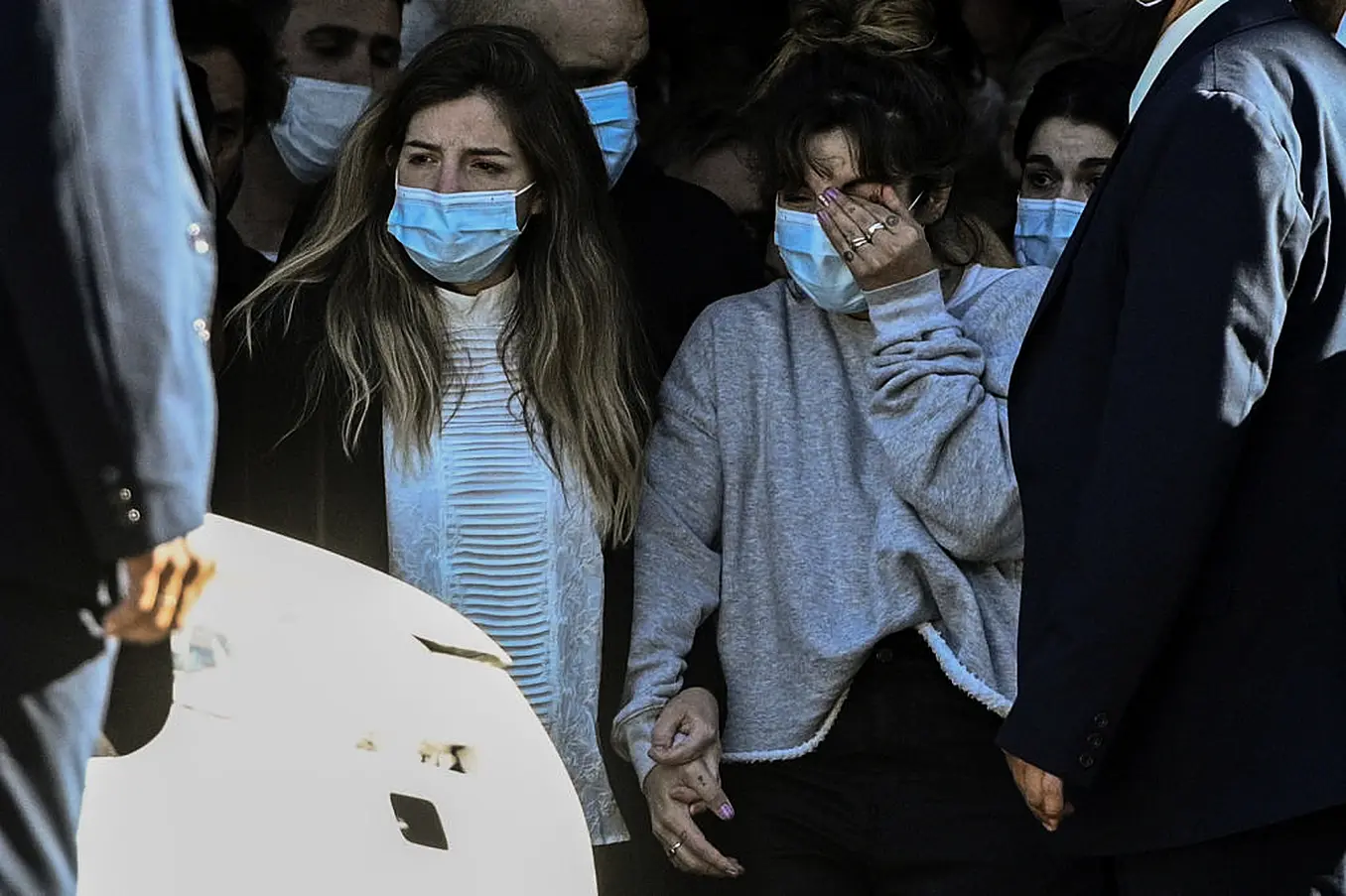 The Daughters Of The Late Maradona, Dalma (L) And Giannina. Photo: Juan Mabromata/Afp Via Getty