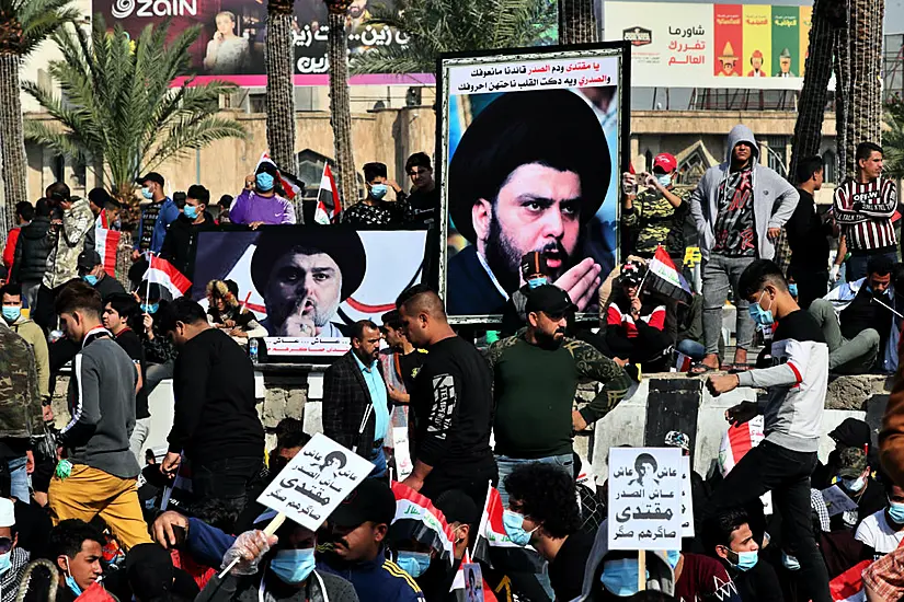 Iraq Cleric’s Supporters Rally In Capital Despite Pandemic