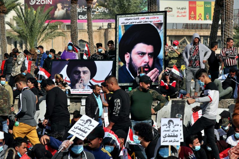 Iraq Cleric’s Supporters Rally In Capital Despite Pandemic
