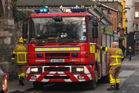 Dublin Fire Brigade Respond To Blaze At Dublin Apartment Block