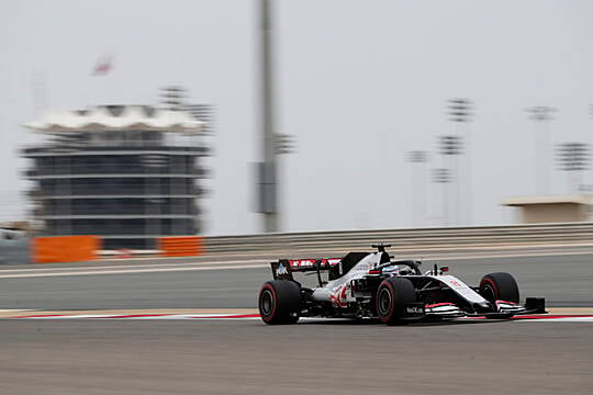 F1 Driver Leaps Away From Burning Car After First Lap Crash In Bahrain