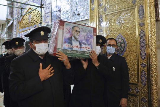 Iran Holds Funeral For Military Nuclear Scientist