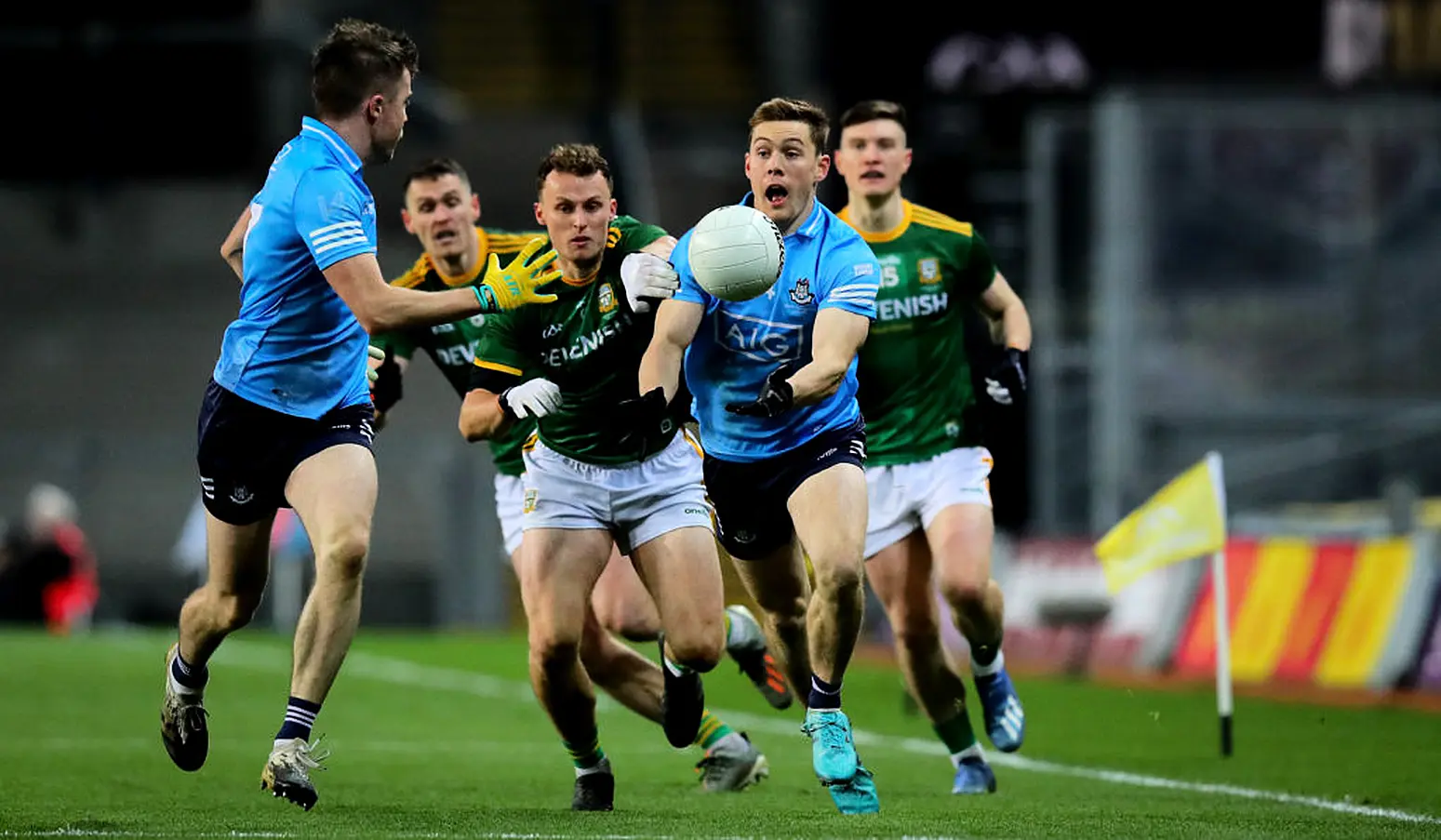 Dublin Eased Past Meath To Power Their Way Into The Semi-Finals. Credit ©Inpho/Ryan Byrne