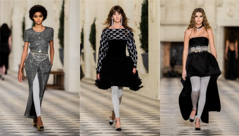 Chanel Throws It Back To The Noughties With Leggings Under Dresses