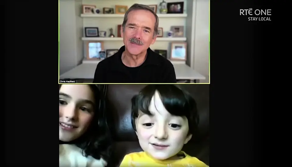 Space-Mad Boy Surprised By Astronaut Chris Hadfield On Late Late Show