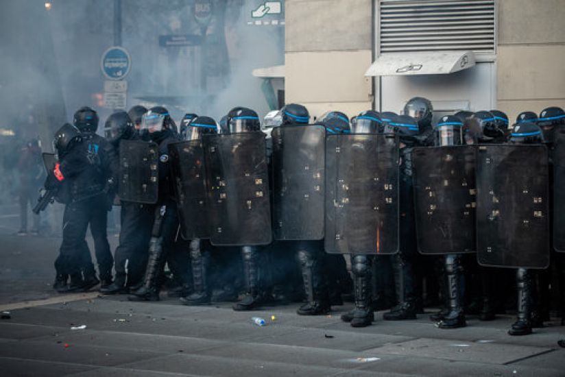 Protesters Return To French Streets To Denounce Police Violence; Tear Gas Fired