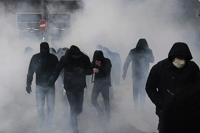 Tensions Rise On Paris March Against Proposed Police Images Law