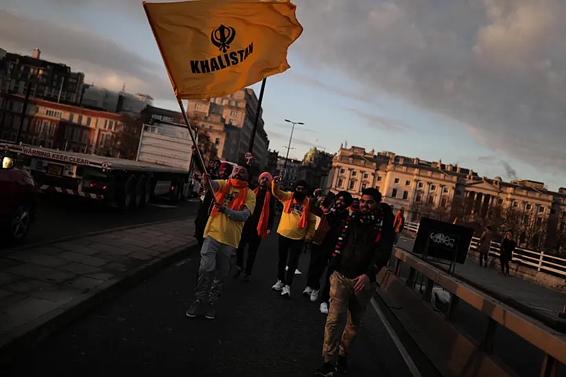 Protesters Arrested In London As Fireworks Set Off Towards Crowd