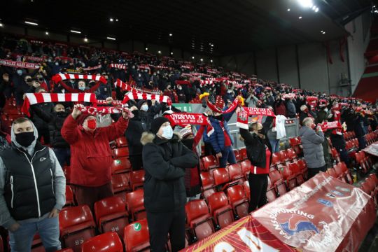Liverpool Welcome Fans To Anfield For First Time As Premier League Champions