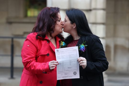 First Same-Sex Couple To Marry In Northern Ireland Hail ‘Wonderful Day’