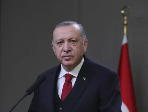 Erdogan Says He Hopes Volatile Turkish Lira Will Steady Soon