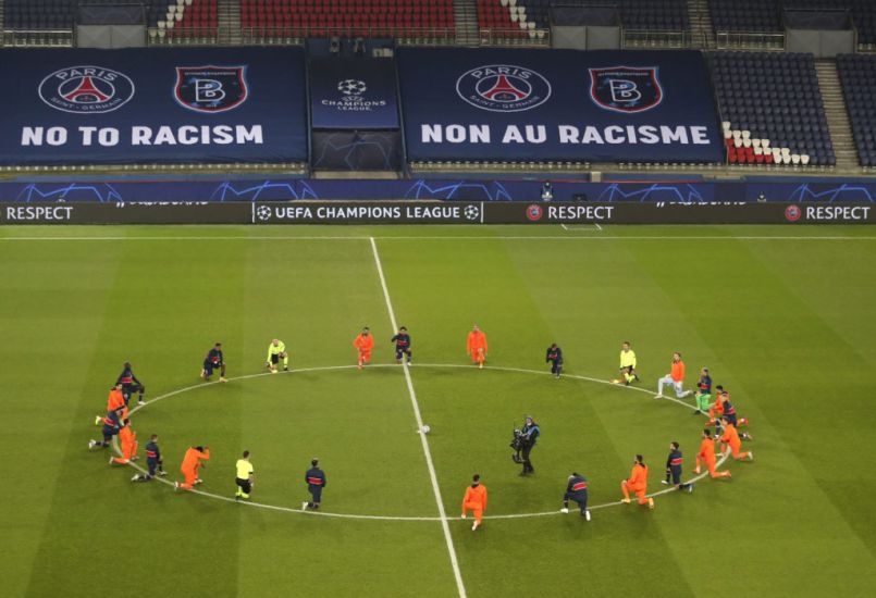 Psg And Istanbul Unite Against Racism Before Neymar Runs Riot In Rescheduled Tie
