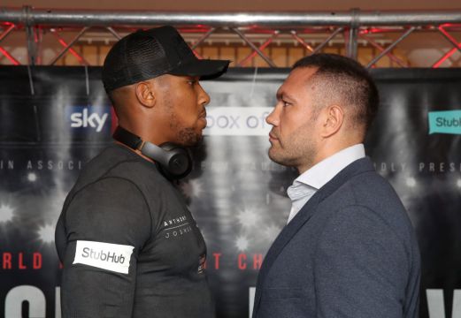 Anthony Joshua And Kubrat Pulev Clash At Weigh-In Ahead Of Saturday’s Fight
