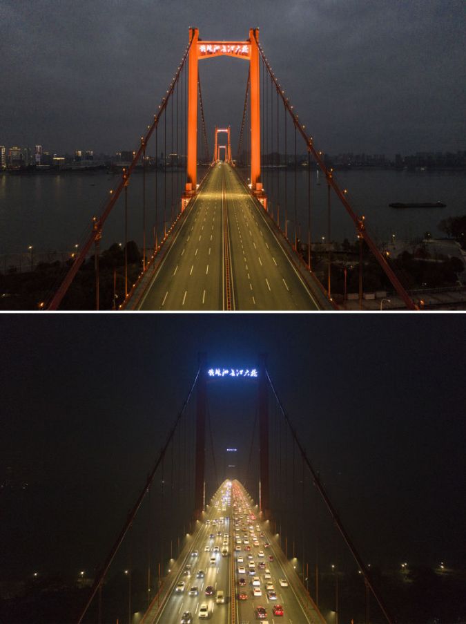Wuhan: Then And Now. Photos: Getty Images