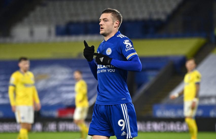 Jamie Vardy Marks Landmark Appearance With Goal As Leicester Beat Brighton