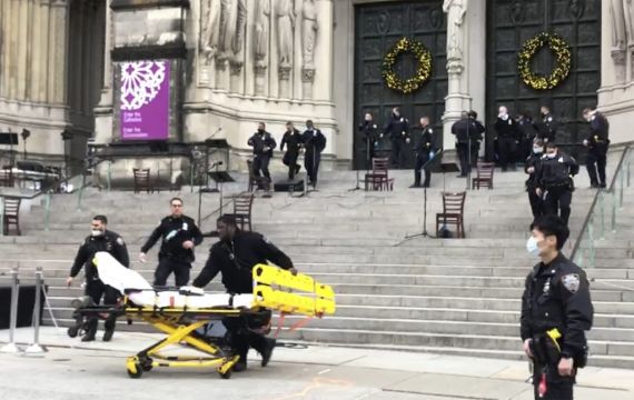 Gunman Shot Dead By Police At New York Cathedral Christmas Concert