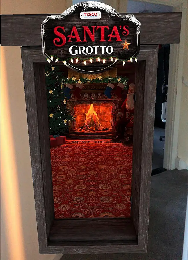 Tesco creates virtual Santa's grotto through Augmented reality