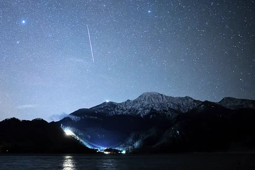 Shooting Stars Dazzle Night Skies As Geminid Meteor Shower Peaks