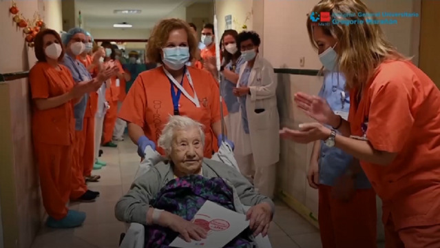 104-Year-Old Woman Wishes For ‘Good Health’ After Recovering From Coronavirus
