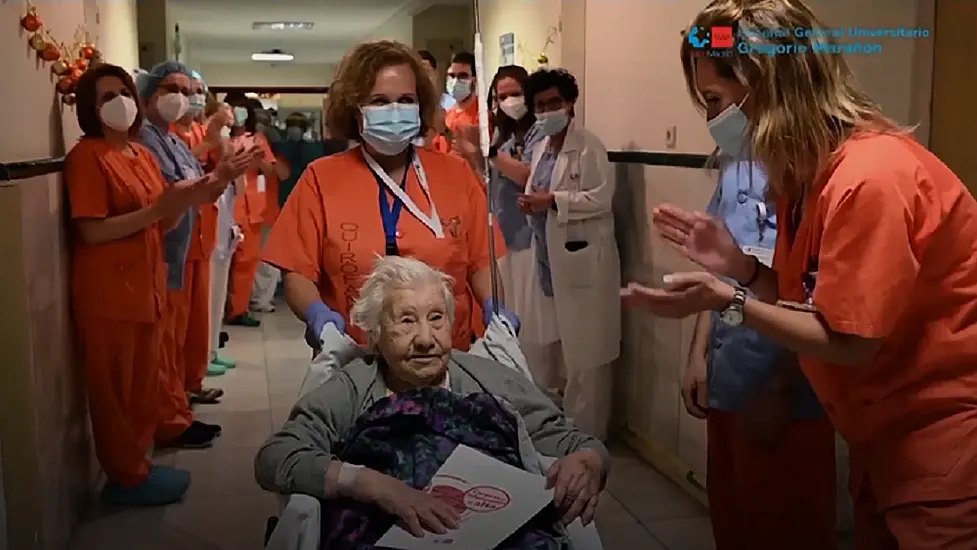 104-Year-Old Woman Wishes For ‘Good Health’ After Recovering From Coronavirus