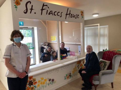 Nursing Home Builds Visiting Booth For Covid-Free Christmas Visits