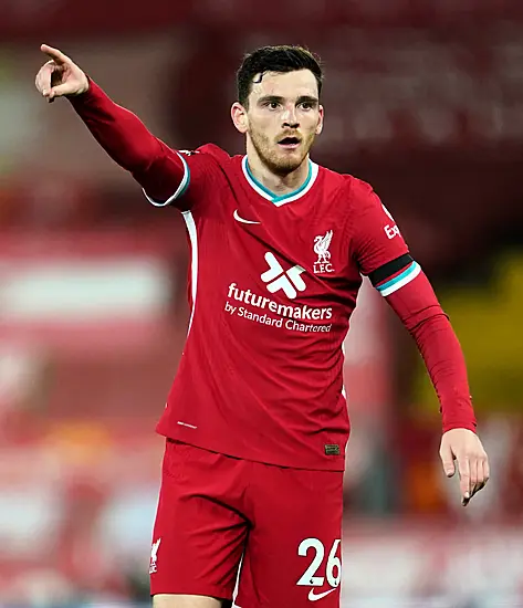 Andy Robertson Urges Premier League Leaders Liverpool To Build On Tottenham Win