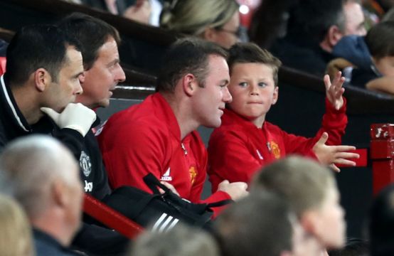 Wayne Rooney A ‘Proud Dad’ After Son Kai Signs For Manchester United