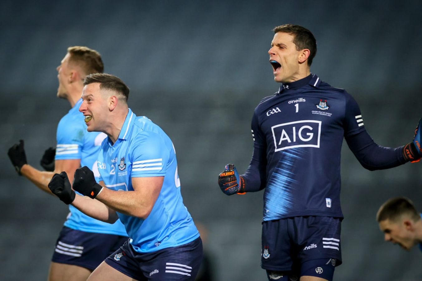 Dublin's Philly Mcmahon And Stephen Cluxton Celebrate At The Final Whistle. Credit ©Inpho/James Crombie