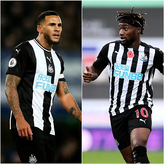 Newcastle Duo Jamaal Lascelles And Allan Saint-Maximin Recovering From Covid-19