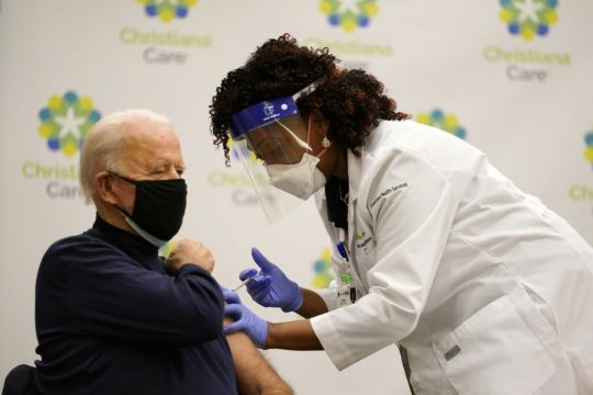 Biden Gets Covid Vaccine And Says ‘It Is Nothing To Worry About’