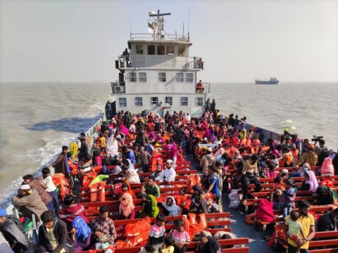 1,800 Rohingya Relocated To Isolated Island