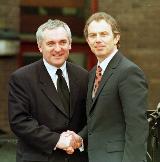 Early Blair-Ahern Meeting Gave Rise To Potential For Peace In Northern Ireland