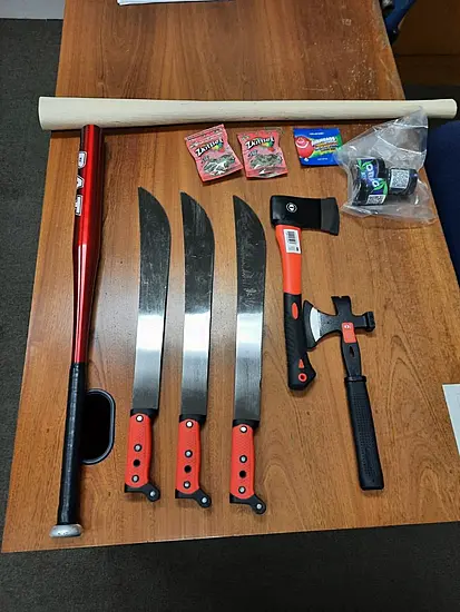 Two Men Charged After Gardaí Seize Weapons Including Machetes And Axes