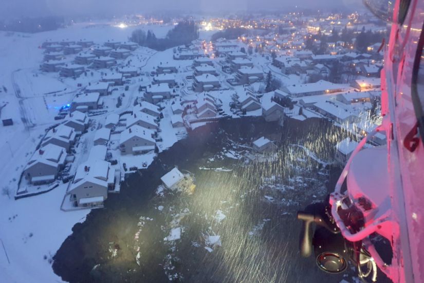 10 Injured As Landslide Destroys Homes In Norwegian Village