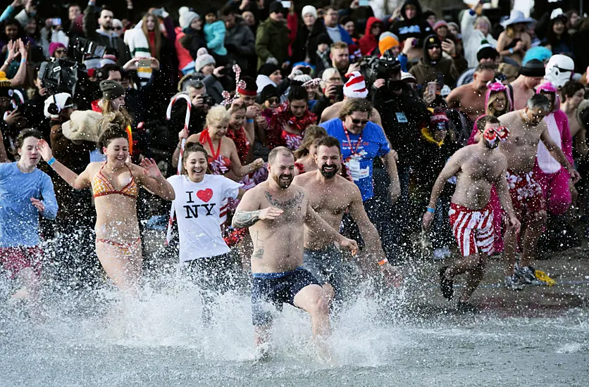 Virtual Events Offer Cool Alternative As New Year Polar Plunges Put On Ice