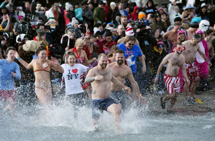 Virtual Events Offer Cool Alternative As New Year Polar Plunges Put On Ice