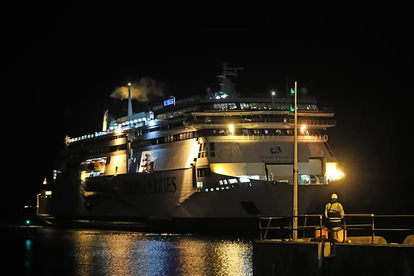 First Ferry Arrives At Dublin Port Under New Trade Rules