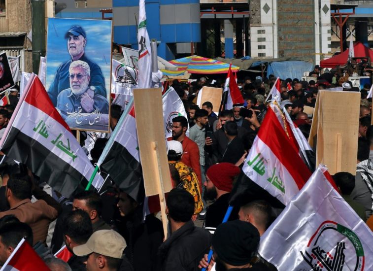 Rally In Baghdad Marks One Year Since Iran General’s Killing