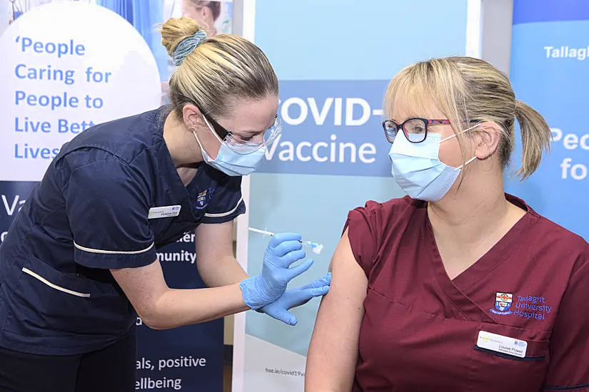 Roll-Out Of Covid Vaccine Begins For Staff At Tallaght University Hospital