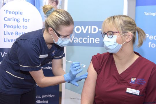 Roll-Out Of Covid Vaccine Begins For Staff At Tallaght University Hospital