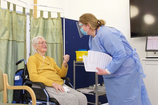 95-Year-Old Covid-Survivor First Nursing Home Resident Vaccinated In Ireland