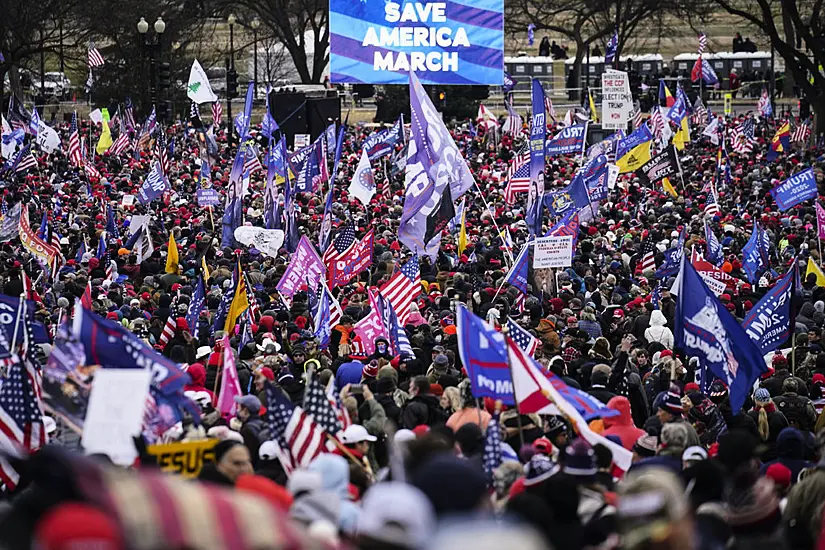 Thousands Of Trump Supporters Hold Rally Near White House