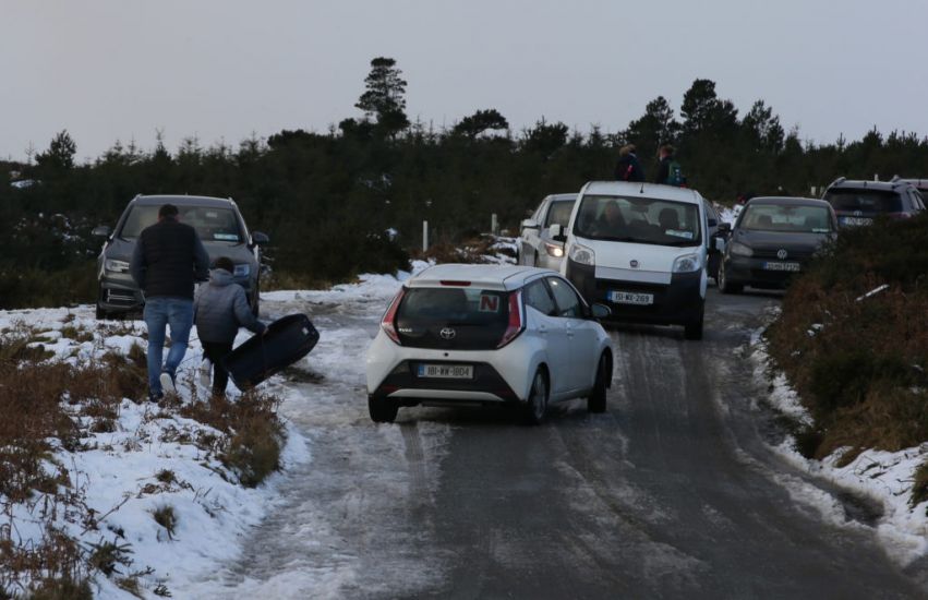 Gardaí Turn Away Visitors And Tow Cars In Wicklow Mountains