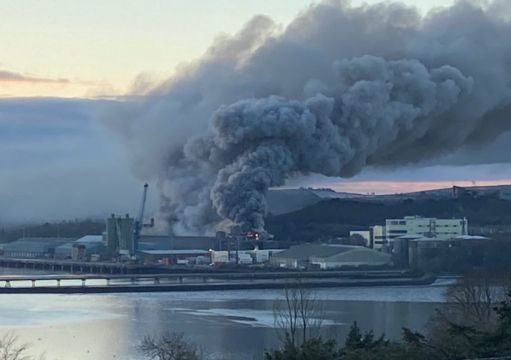 Fire That Broke Out At Cork Port Now Under Control